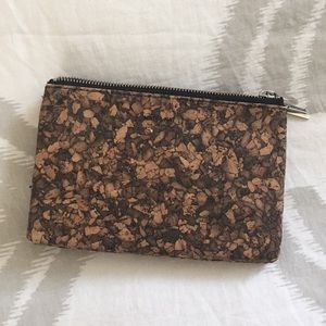 Vegan leather clutch